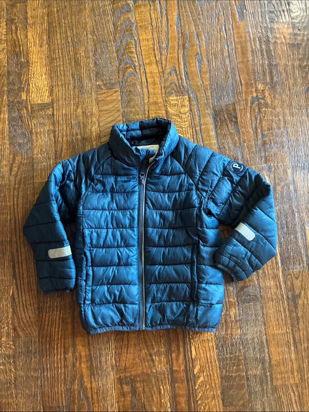 Polarn O. Pyret Navy Quilted Kids Puffer Jacket size 116 (5/6)